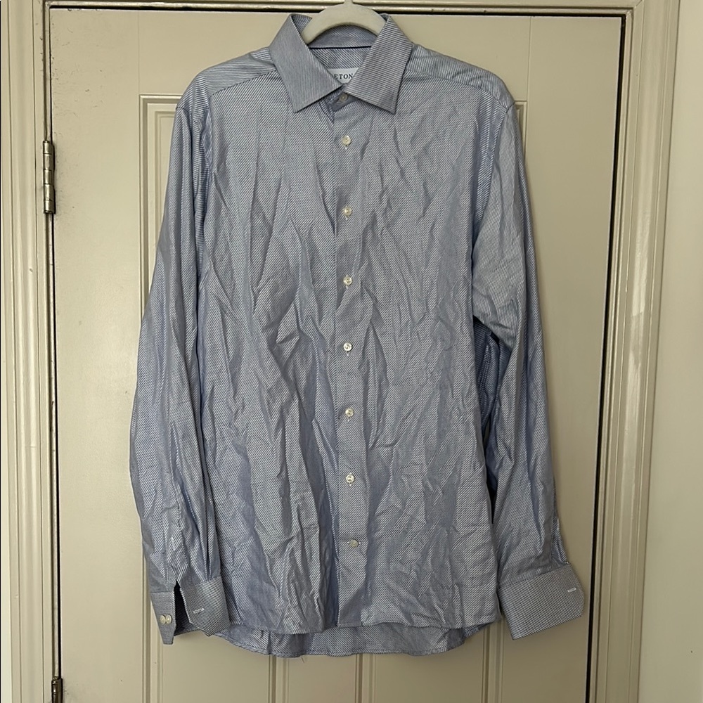ETON Men's Blue Dress Shirt
